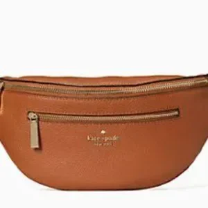 BEAUTIFUL GINGERBREAD GINGER LEATHER BELT BAG WAIST SHOULDER KATE SPADE BROWN Amazon.com | Kate Spade New York Leila Leather Belt Bag  main image 4